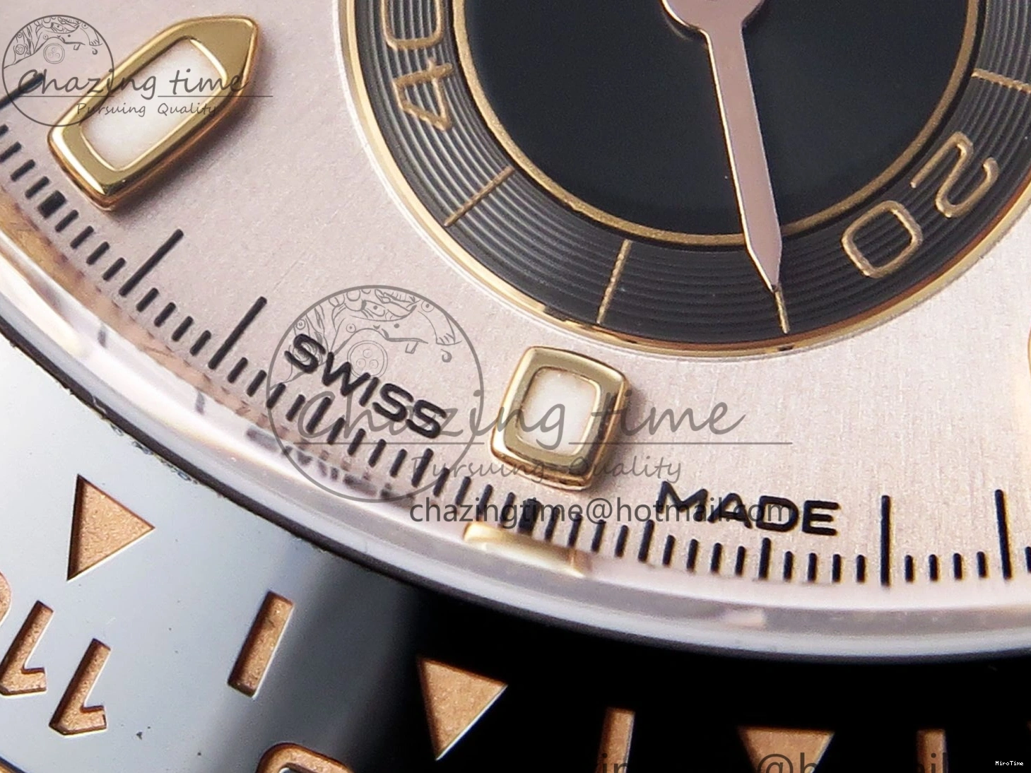 MiroTime 0416 Daytona 116515 Clean 1:1 Best Edition Silver Dial RG Markers on Oysterflex Strap SA4130 V WrinkleFree 1965